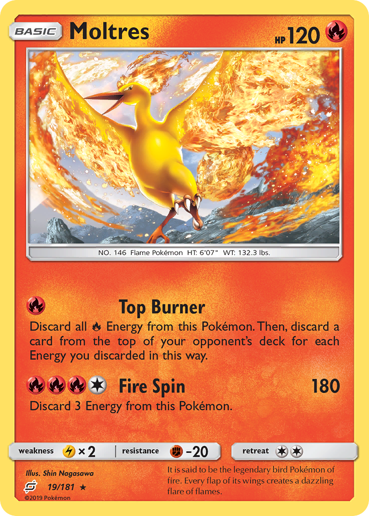 Moltres (19/181) [Sun & Moon: Team Up] | Gamers Paradise