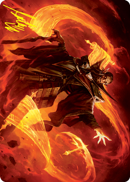 Plargg, Dean of Chaos Art Card (Gold-Stamped Signature) [Strixhaven: School of Mages Art Series] | Gamers Paradise