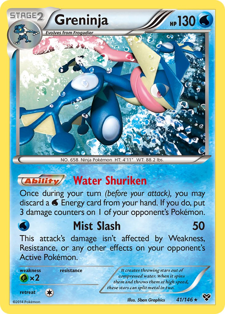 Greninja (41/146) (Cosmos Holo) (Blister Exclusive) [XY: Base Set] | Gamers Paradise