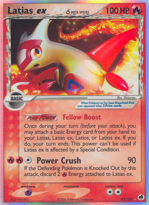 Latias ex (95/101) (Delta Species) [EX: Dragon Frontiers] | Gamers Paradise