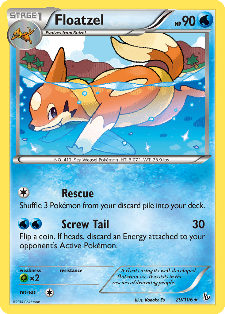 Floatzel (29/106) [XY: Flashfire] | Gamers Paradise