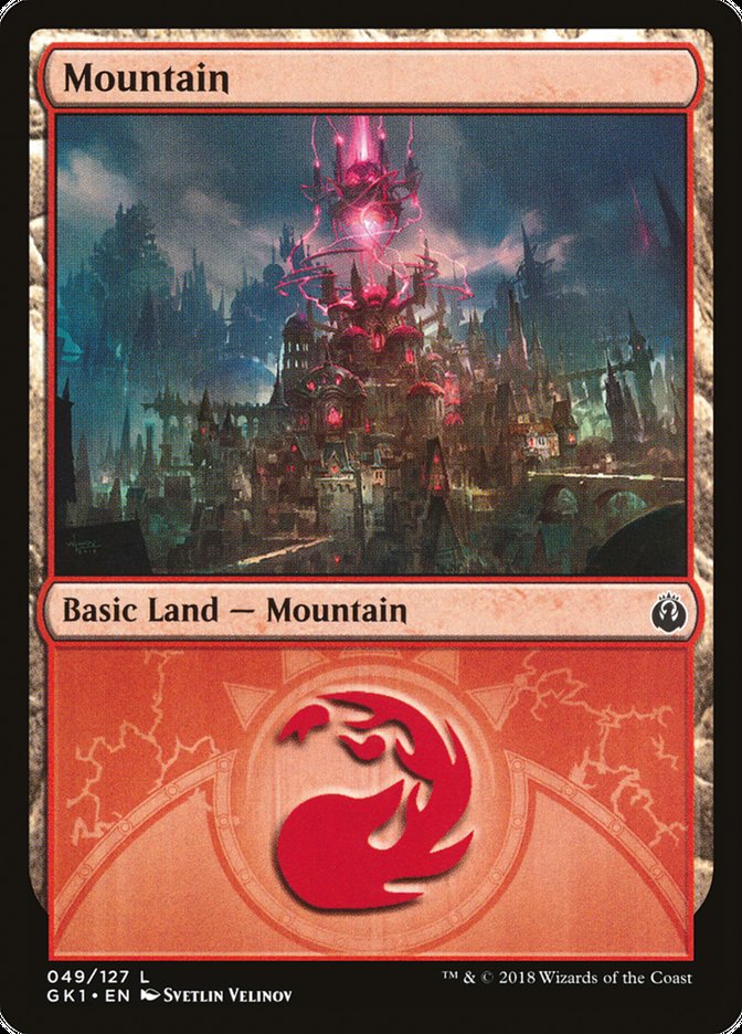 Mountain (49) [Guilds of Ravnica Guild Kit] | Gamers Paradise