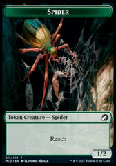 Beast (008) // Spider Double-Sided Token [Innistrad: Midnight Hunt Tokens] | Gamers Paradise