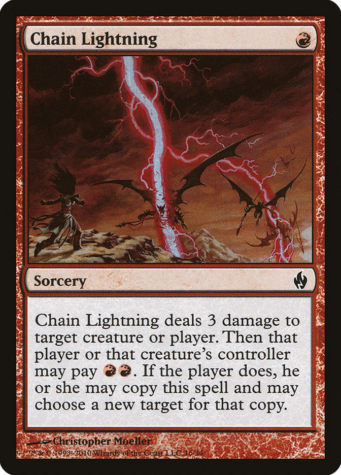 Chain Lightning [Premium Deck Series: Fire and Lightning] | Gamers Paradise