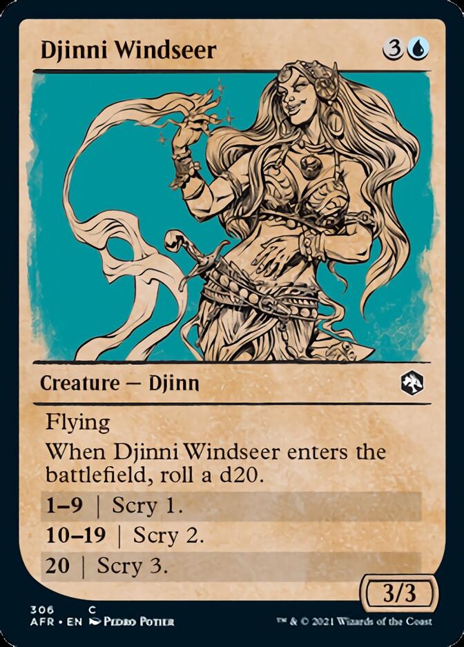 Djinni Windseer (Showcase) [Dungeons & Dragons: Adventures in the Forgotten Realms] | Gamers Paradise