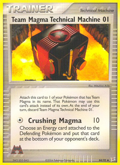 Team Magma Technical Machine 01 (84/95) [EX: Team Magma vs Team Aqua] | Gamers Paradise