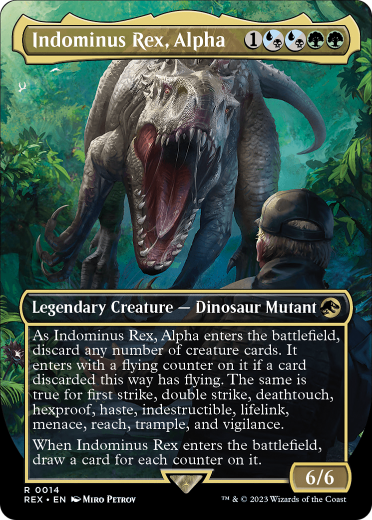 Indominus Rex, Alpha (Borderless) [Jurassic World Collection] | Gamers Paradise