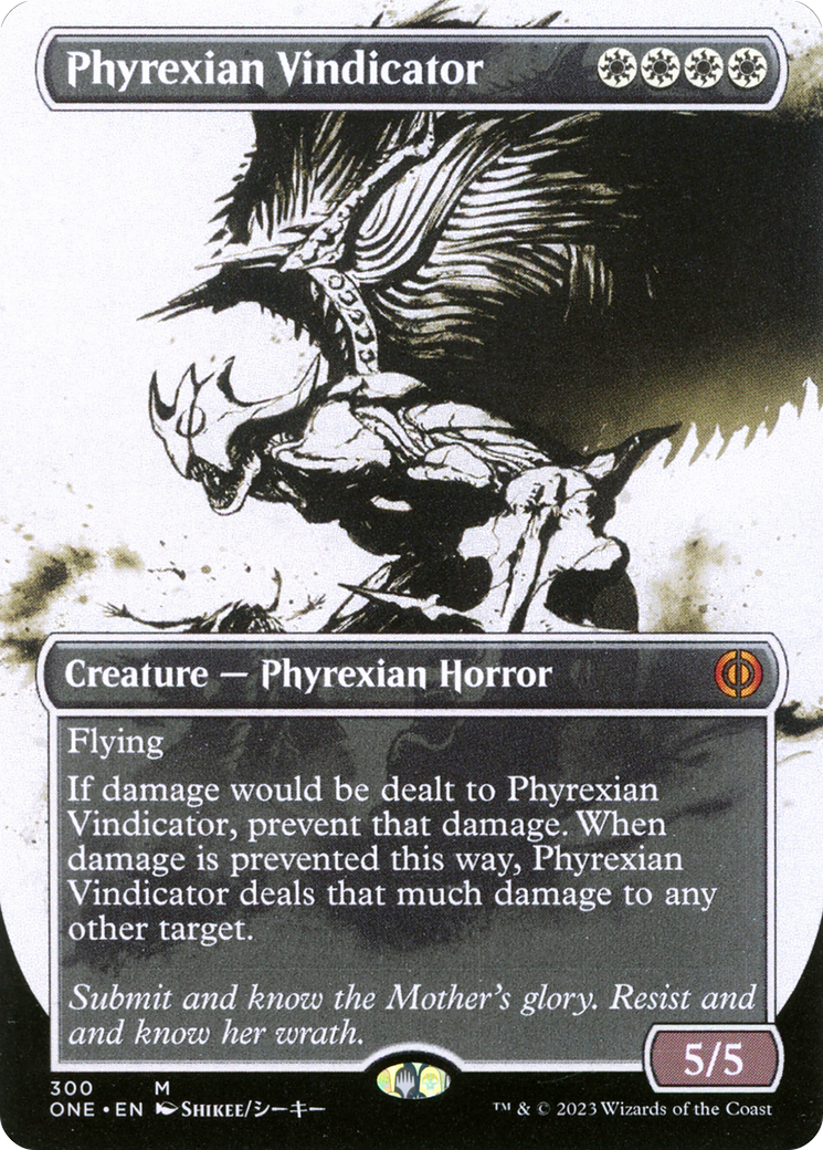 Phyrexian Vindicator (Borderless Ichor) [Phyrexia: All Will Be One] | Gamers Paradise