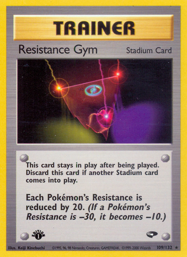 Resistance Gym (109/132) [Gym Challenge 1st Edition] | Gamers Paradise