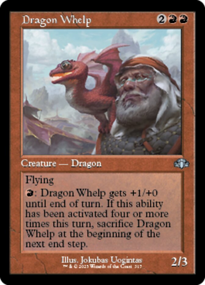 Dragon Whelp (Retro) [Dominaria Remastered] | Gamers Paradise