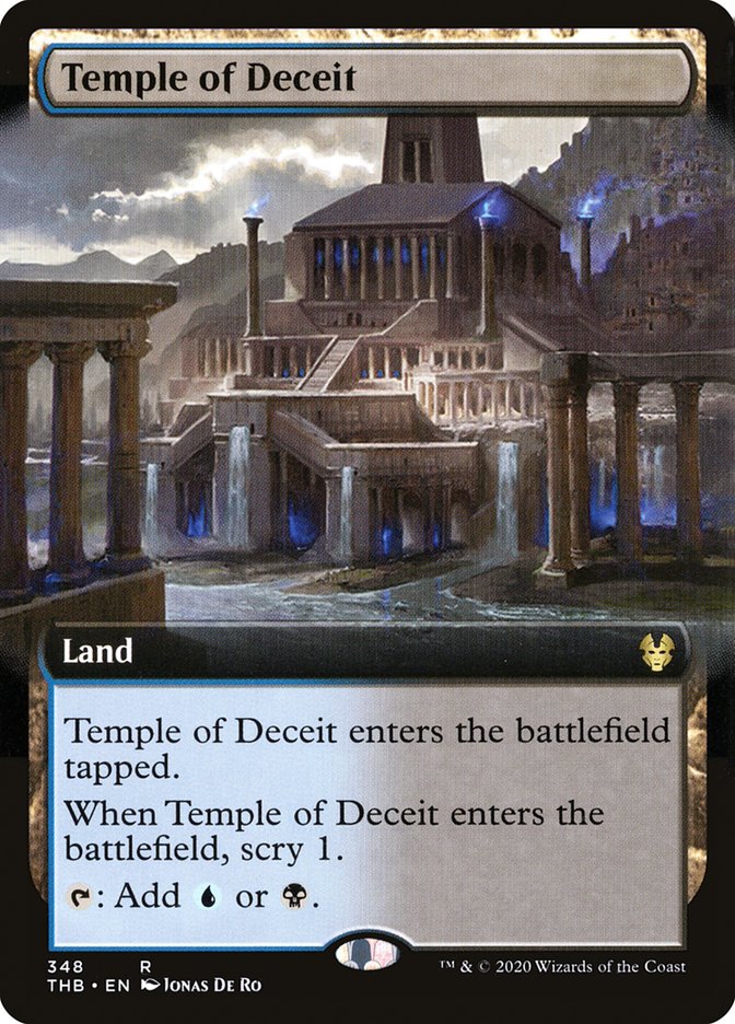 Temple of Deceit (Extended Art) [Theros Beyond Death] | Gamers Paradise