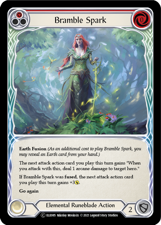 Bramble Spark (Red) [U-ELE085] Unlimited Rainbow Foil | Gamers Paradise