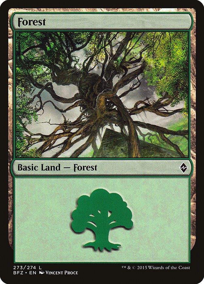 Forest (273a) [Battle for Zendikar] | Gamers Paradise