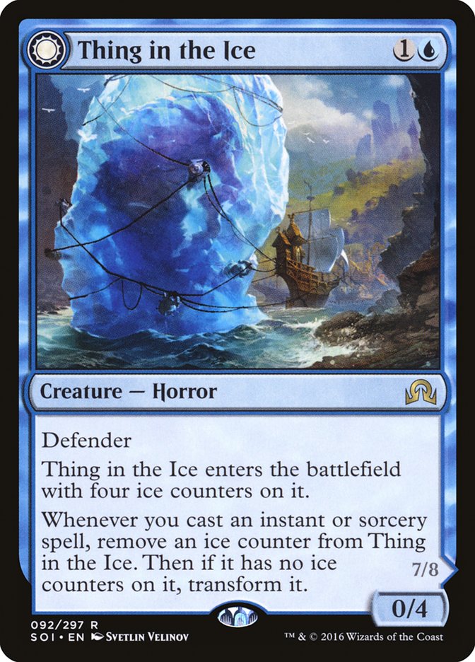 Thing in the Ice // Awoken Horror [Shadows over Innistrad] | Gamers Paradise