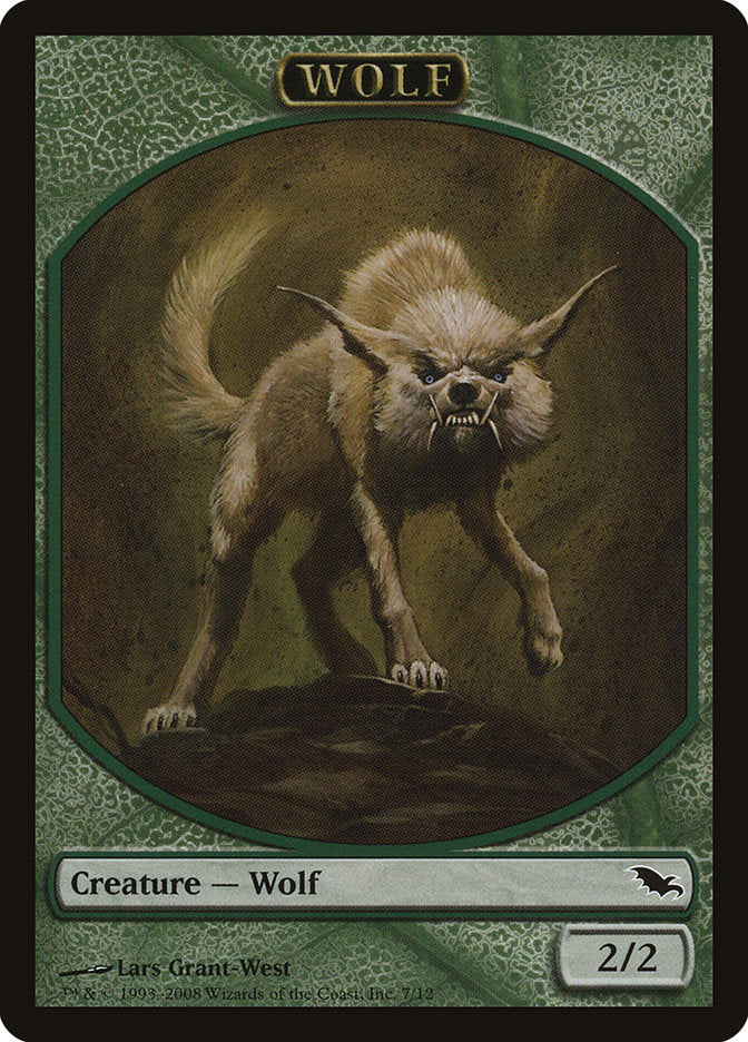 Wolf Token [Shadowmoor Tokens] | Gamers Paradise