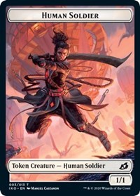 Human Soldier (003) // Zombie Double-Sided Token [Commander 2020 Tokens] | Gamers Paradise