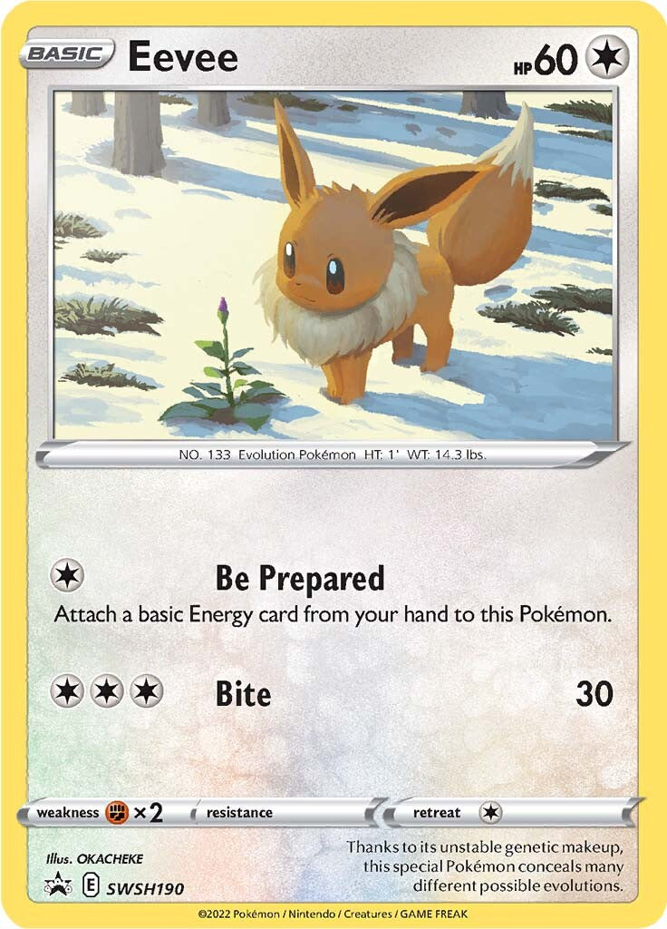 Eevee (SWSH190) [Sword & Shield: Black Star Promos] | Gamers Paradise