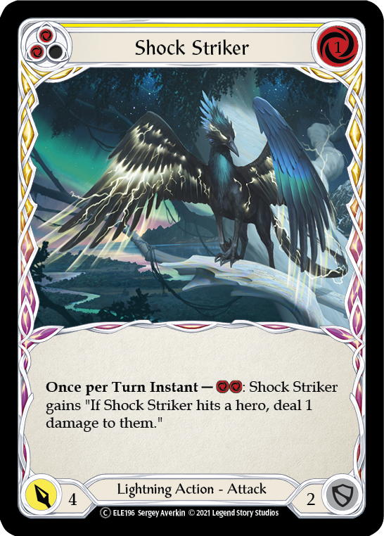 Shock Striker (Yellow) [U-ELE196] Unlimited Normal | Gamers Paradise