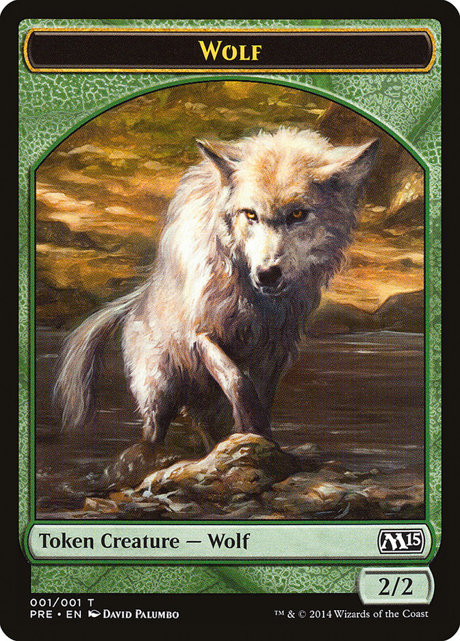 Wolf Token [Magic 2015 Prerelease Promos] | Gamers Paradise