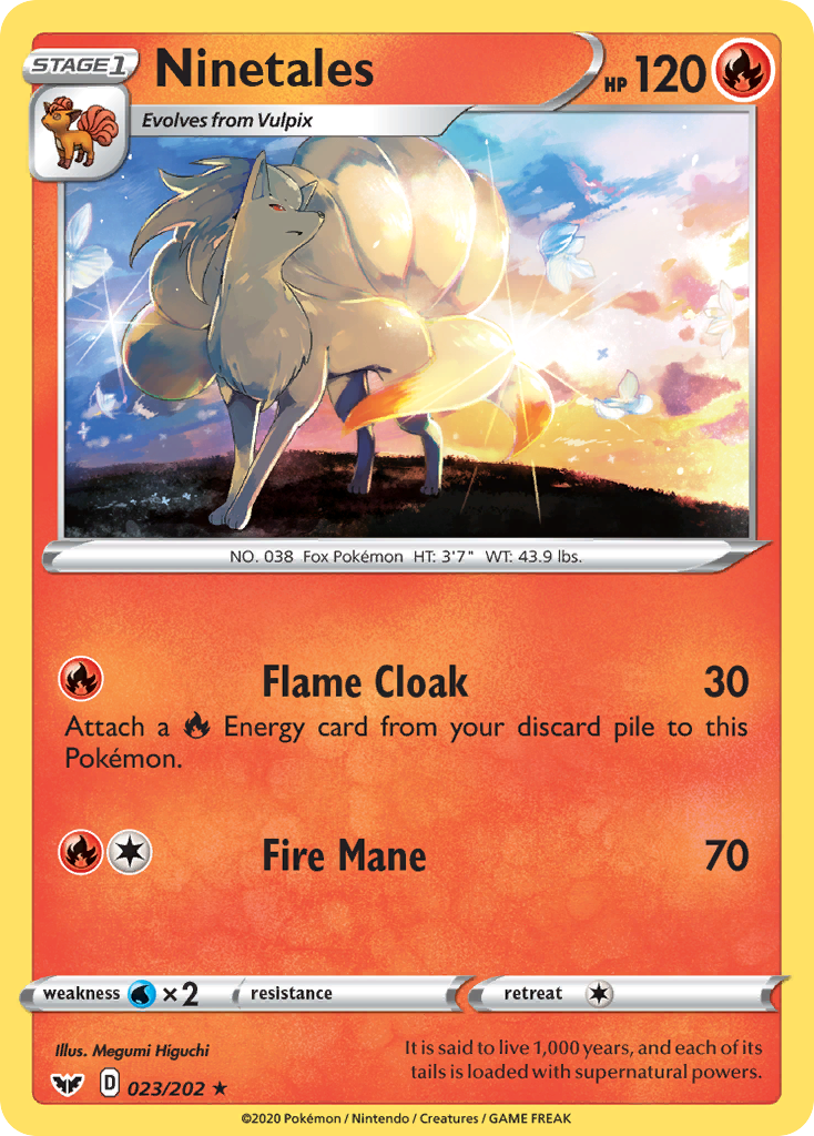 Ninetales (023/202) [Sword & Shield: Base Set] | Gamers Paradise