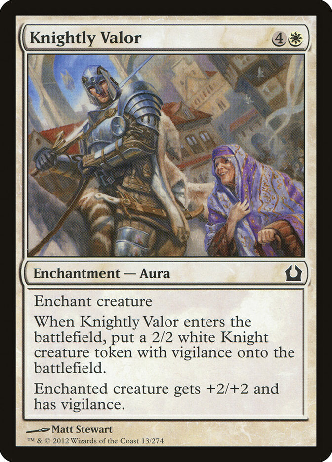 Knightly Valor [Return to Ravnica] | Gamers Paradise