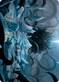 Icebreaker Kraken Art Card (Gold-Stamped Signature) [Kaldheim Art Series] | Gamers Paradise