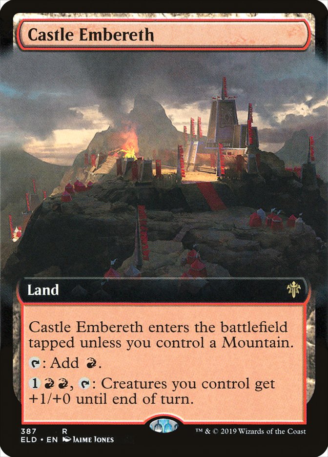 Castle Embereth (Extended Art) [Throne of Eldraine] | Gamers Paradise