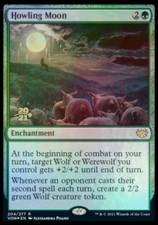 Howling Moon [Innistrad: Crimson Vow Prerelease Promos] | Gamers Paradise