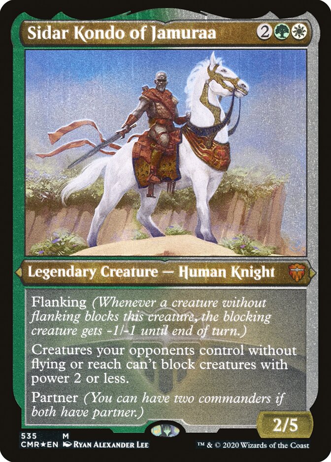 Sidar Kondo of Jamuraa (Etched) [Commander Legends] | Gamers Paradise