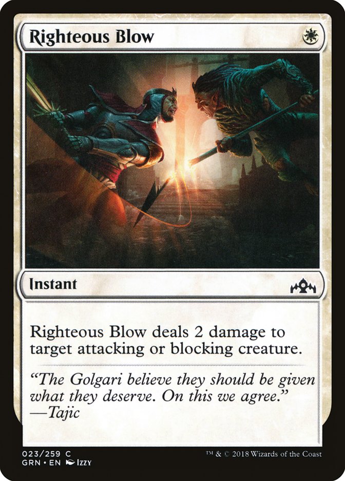 Righteous Blow [Guilds of Ravnica] | Gamers Paradise