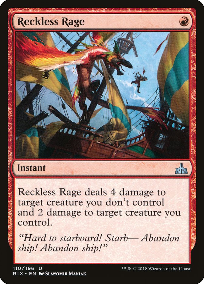 Reckless Rage [Rivals of Ixalan] | Gamers Paradise