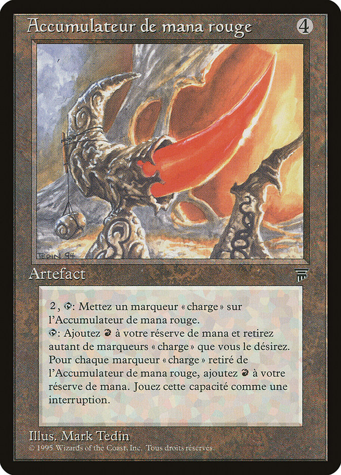 Red Mana Battery (French) - "Accumulateur de mana rogue" [Renaissance] | Gamers Paradise