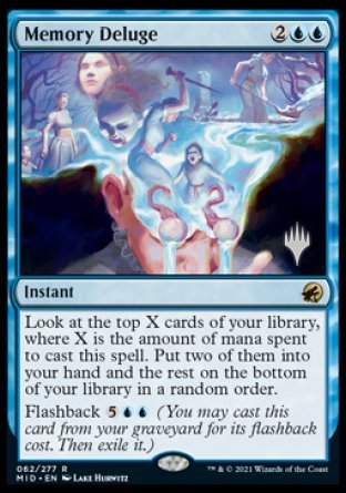 Memory Deluge (Promo Pack) [Innistrad: Midnight Hunt Promos] | Gamers Paradise