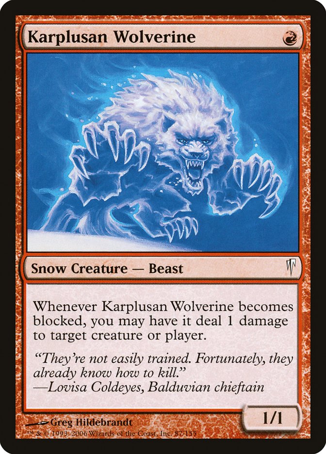 Karplusan Wolverine [Coldsnap] | Gamers Paradise