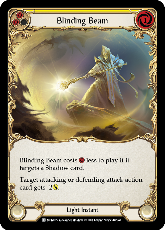 Blinding Beam (Yellow) [MON085] 1st Edition Normal | Gamers Paradise