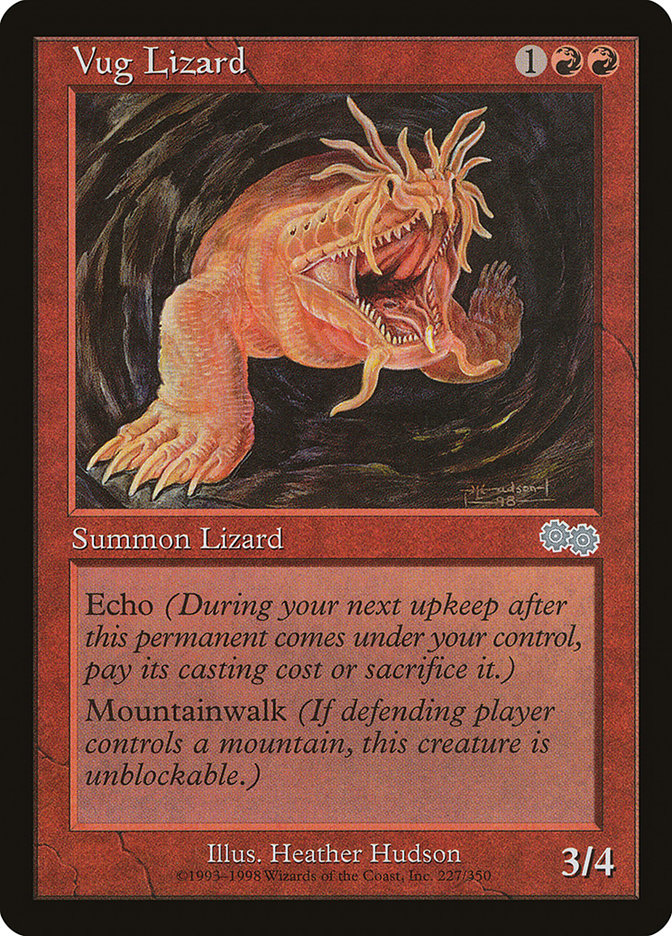 Vug Lizard [Urza's Saga] | Gamers Paradise