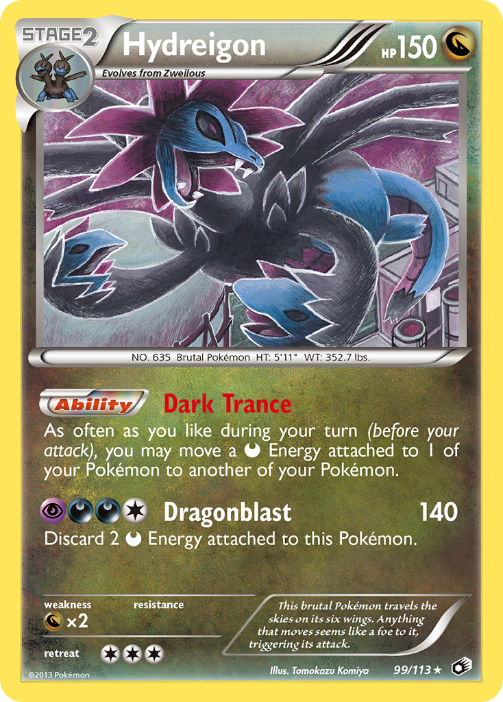 Hydreigon (99/113) [Black & White: Legendary Treasures] | Gamers Paradise