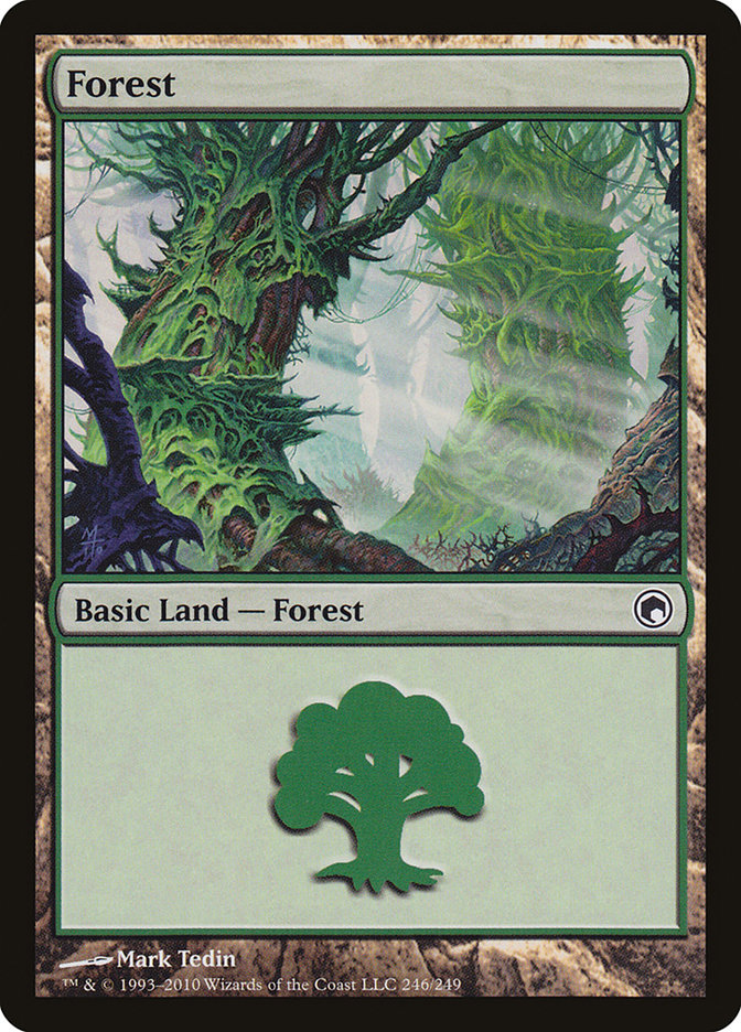 Forest (246) [Scars of Mirrodin] | Gamers Paradise