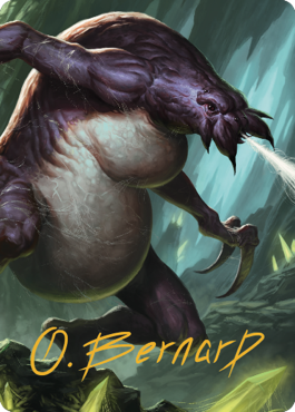 Ettercap Art Card (Gold-Stamped Signature) [Commander Legends: Battle for Baldur's Gate Art Series] | Gamers Paradise
