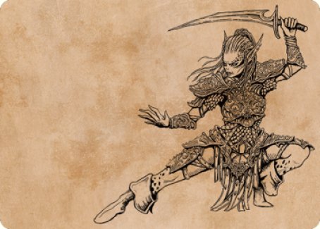 Lae'zel, Vlaakith's Champion Art Card [Commander Legends: Battle for Baldur's Gate Art Series] | Gamers Paradise