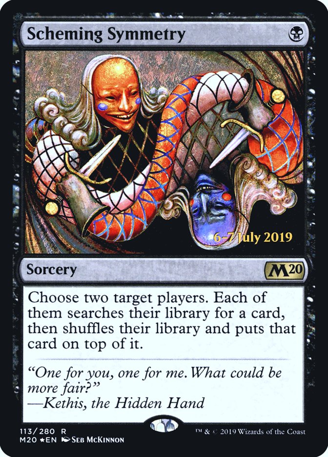 Scheming Symmetry [Core Set 2020 Prerelease Promos] | Gamers Paradise