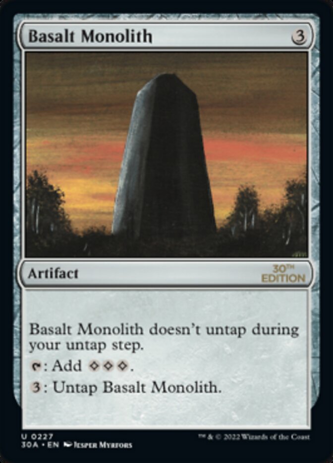 Basalt Monolith [30th Anniversary Edition] | Gamers Paradise