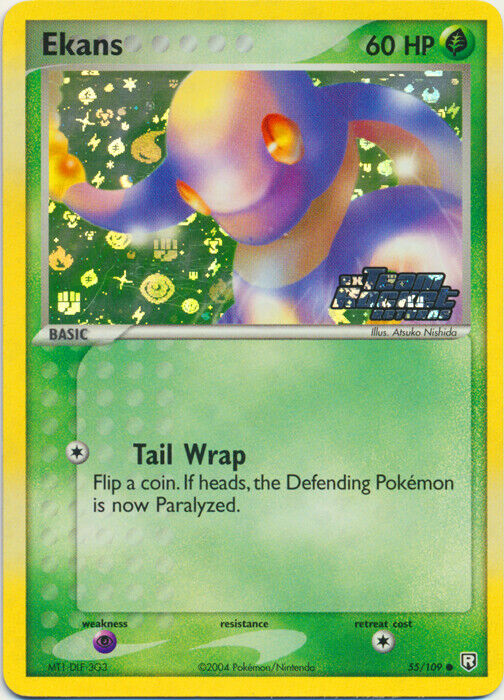 Ekans (55/109) (Stamped) [EX: Team Rocket Returns] | Gamers Paradise