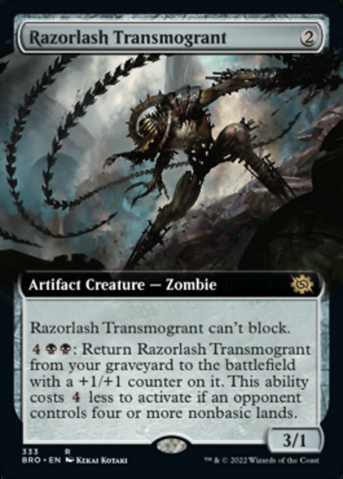 Razorlash Transmogrant (Extended Art) [The Brothers' War] | Gamers Paradise