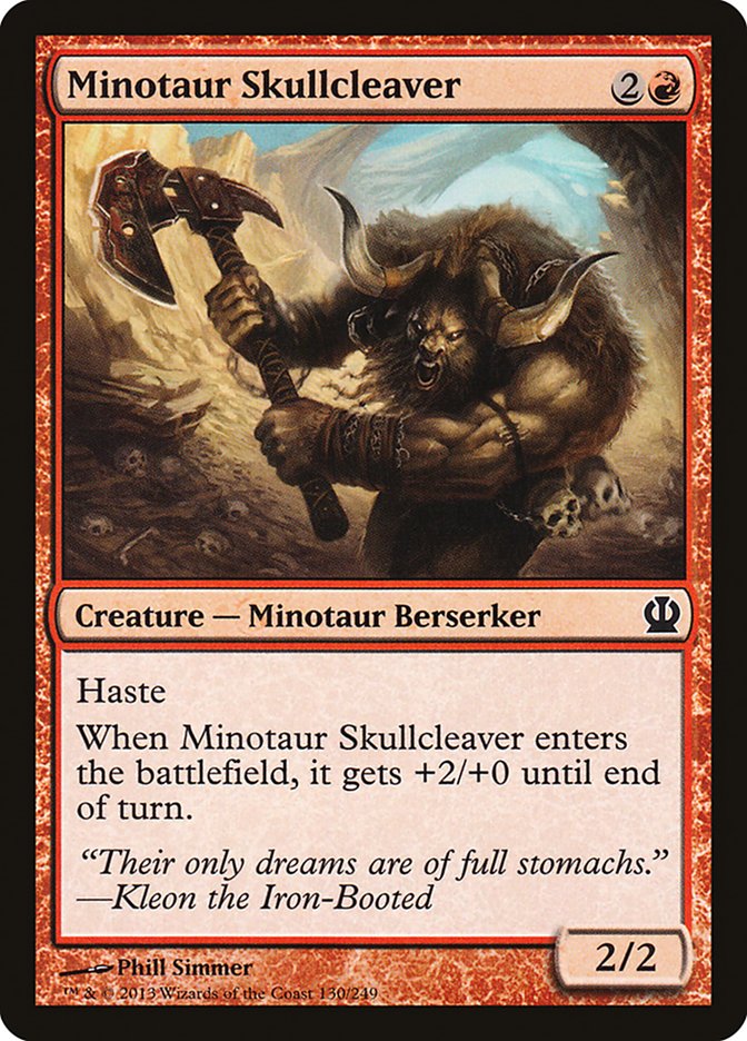 Minotaur Skullcleaver [Theros] | Gamers Paradise