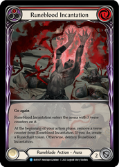 Runeblood Incantation (Red) [EVR107] (Everfest)  1st Edition Extended Art Rainbow Foil | Gamers Paradise