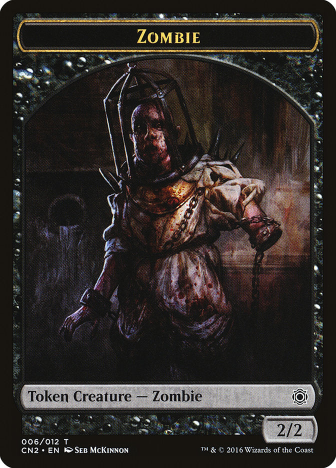 Zombie Token [Conspiracy: Take the Crown Tokens] | Gamers Paradise