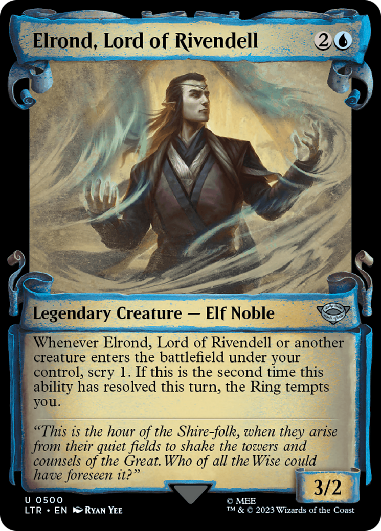 Elrond, Lord of Rivendell [The Lord of the Rings: Tales of Middle-Earth Showcase Scrolls] | Gamers Paradise