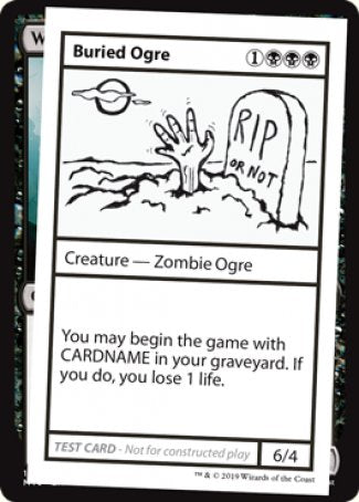 Buried Ogre (2021 Edition) [Mystery Booster Playtest Cards] | Gamers Paradise