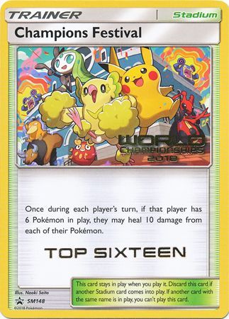 Champions Festival(SM148) (2018 Top Sixteen) [Sun & Moon: Black Star Promos] | Gamers Paradise